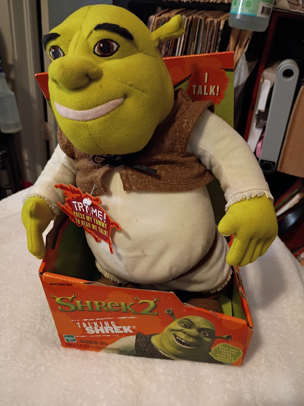Dreamworks Shrek Plush - Green and Brown Vest